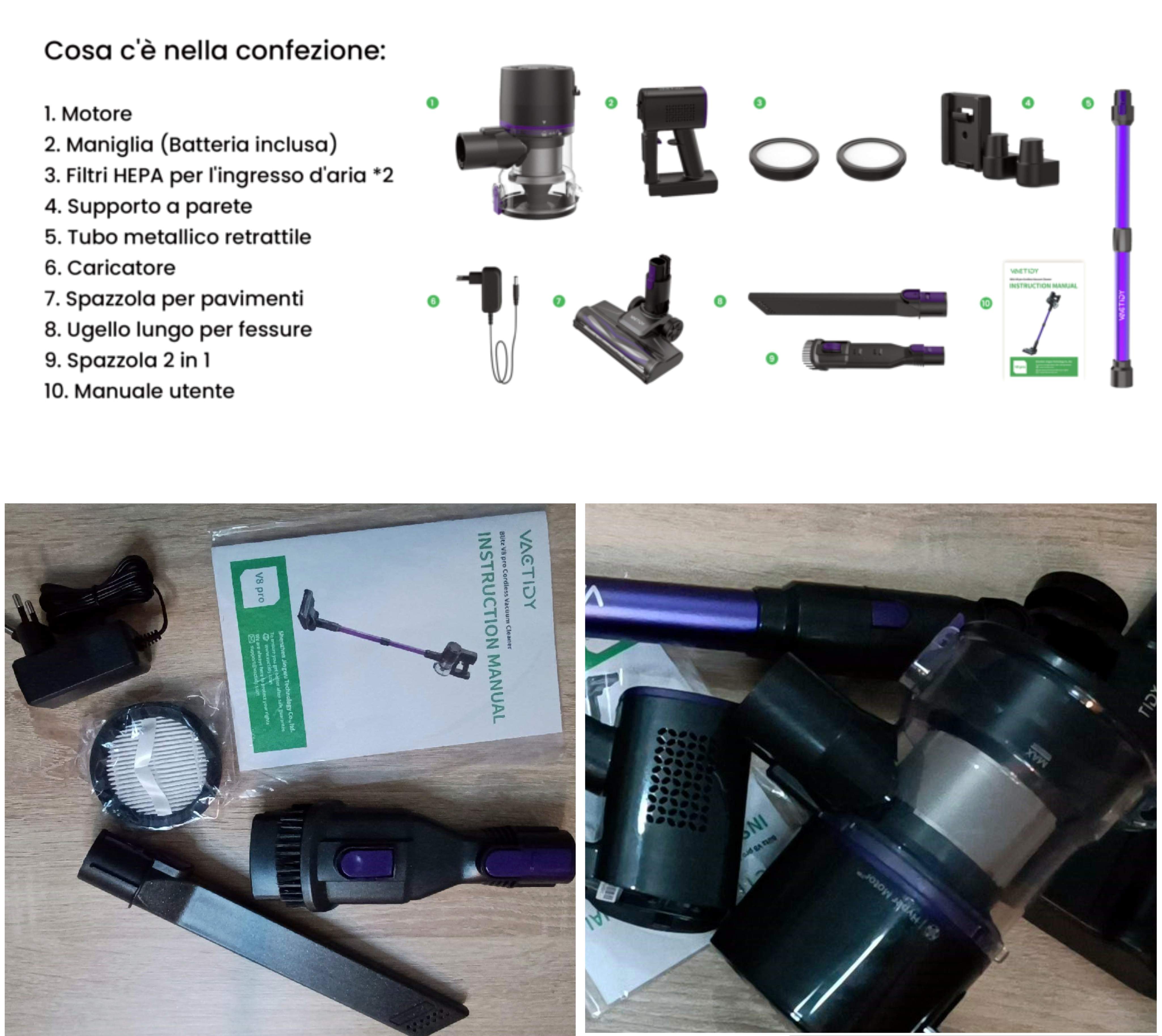 Vactidy Blitz V8 Pro Recensione